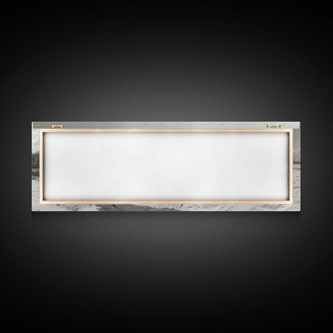 Revolver On Beach, Western Vibes, Americana Style, Framed Canvas Print, Man Cave Wall Art, Bold Statement Decor, Coastal Contrast