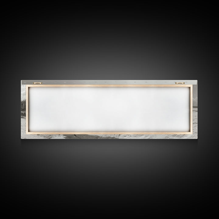 Revolver On Beach, Western Vibes, Americana Style, Framed Canvas Print, Man Cave Wall Art, Bold Statement Decor, Coastal Contrast