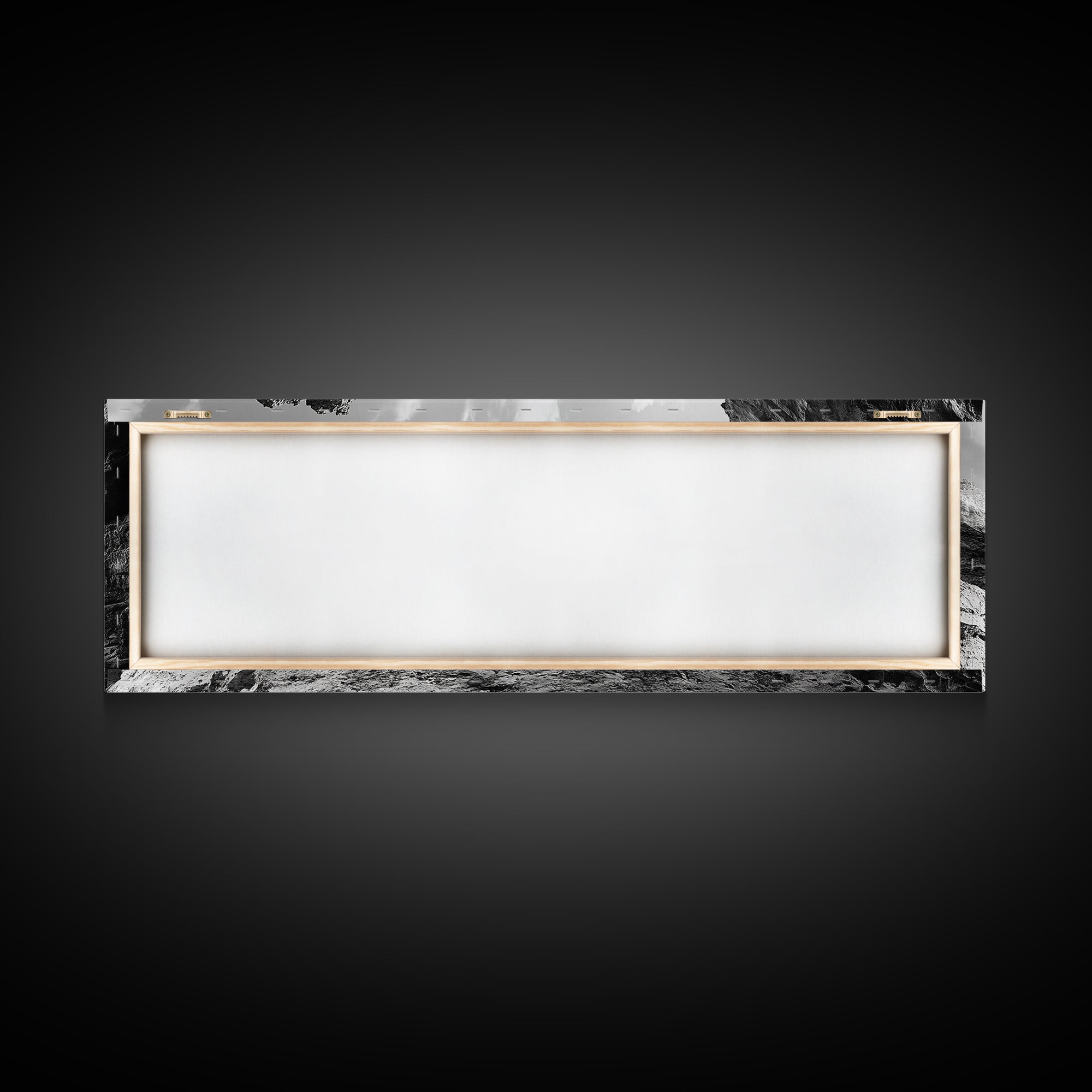 Coastal Rock Passage, Ocean Cliffside Art, Natural Texture Photography, Framed Canvas Print, Bathroom or Hallway Wall Art