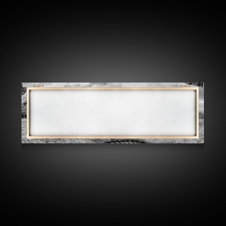 Coastal Rope, Windswept Bluff, Seaside Grass, Framed Canvas Print, Beach House Art, Nautical Decor, Neutral Living Room Style