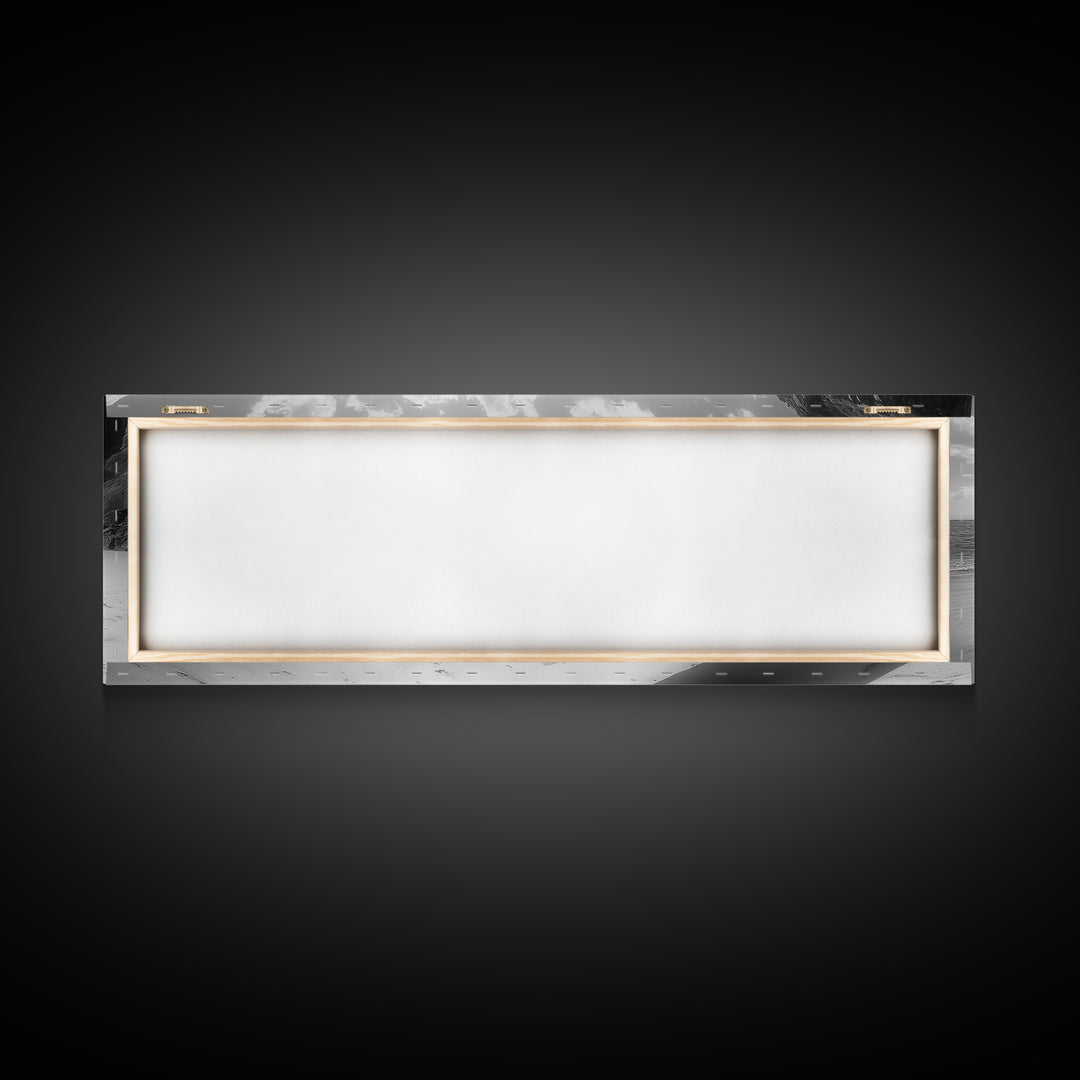 Rowboat, Sandy Cove, Island View, Canvas Print, Coastal Photography, Minimalist Beach Decor, Serene Bathroom or Bedroom Wall Art