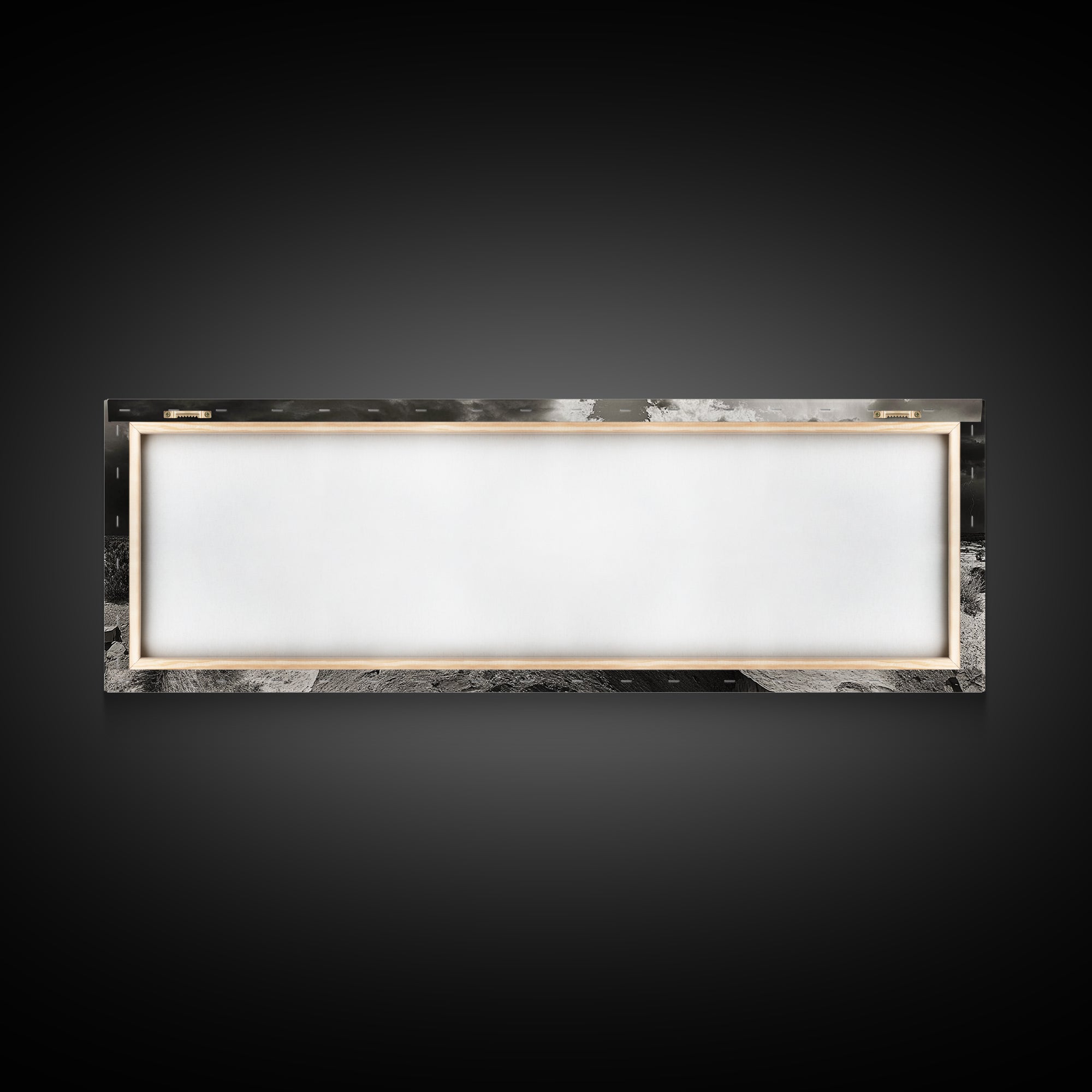 Canyon Storm, Desert Lightning, Dramatic Skies, Framed Canvas Print, Rustic Landscape Wall Art, Living Room Western Decor