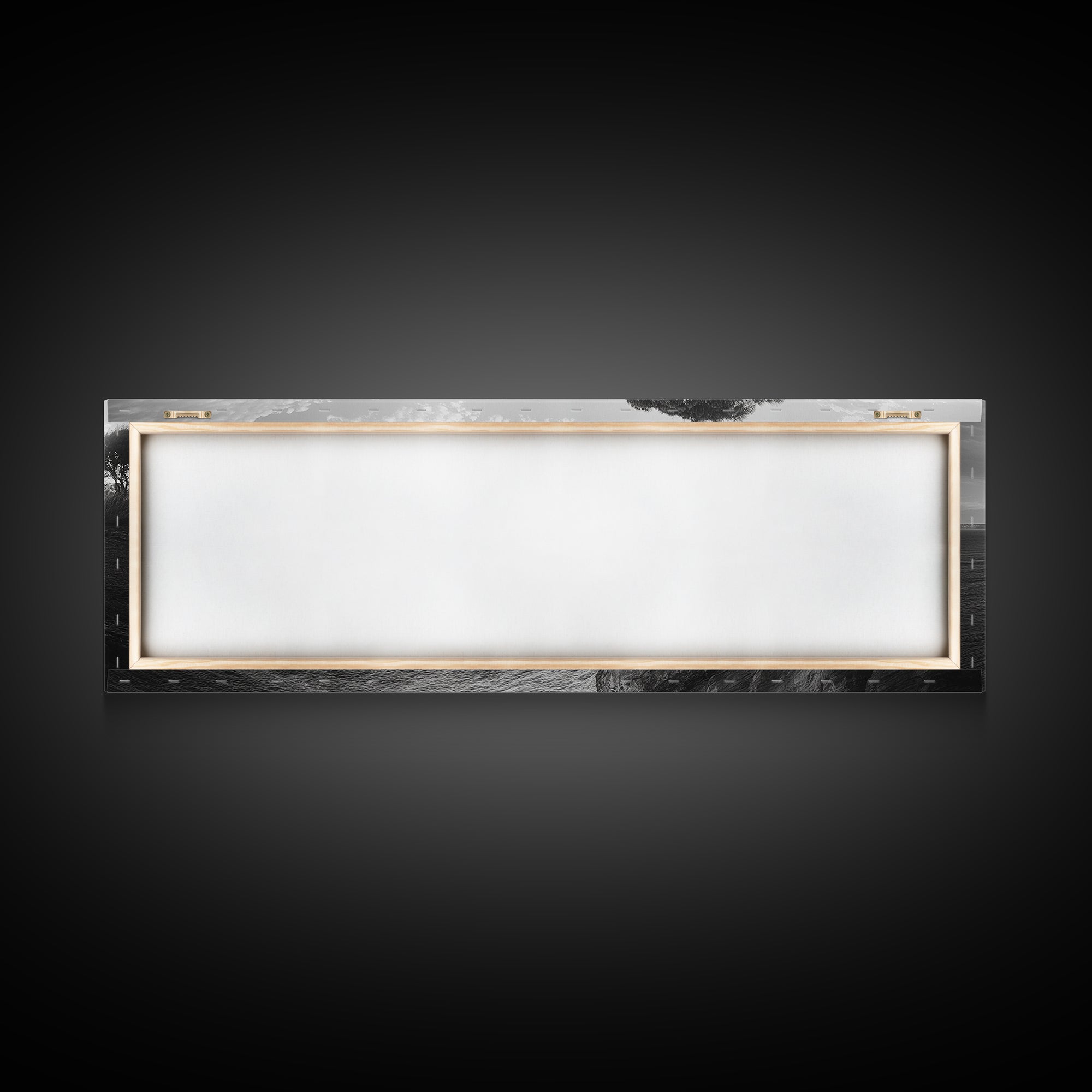 Coastal Cliff Tree, Ocean Horizon, Nature Photography, Framed Canvas Print, Minimalist Wall Art, Living Room Decor, Modern Landscape