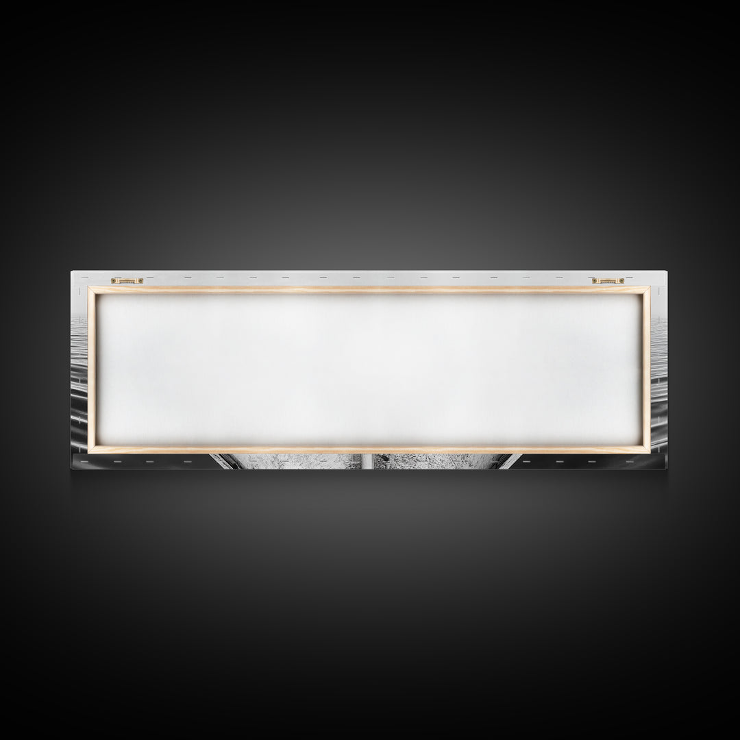 Canoe View, Open Water, Ocean Drift, Paddleboat Scene, Canvas Print, adventure wall art, rustic lake house decor, minimalist travel photo