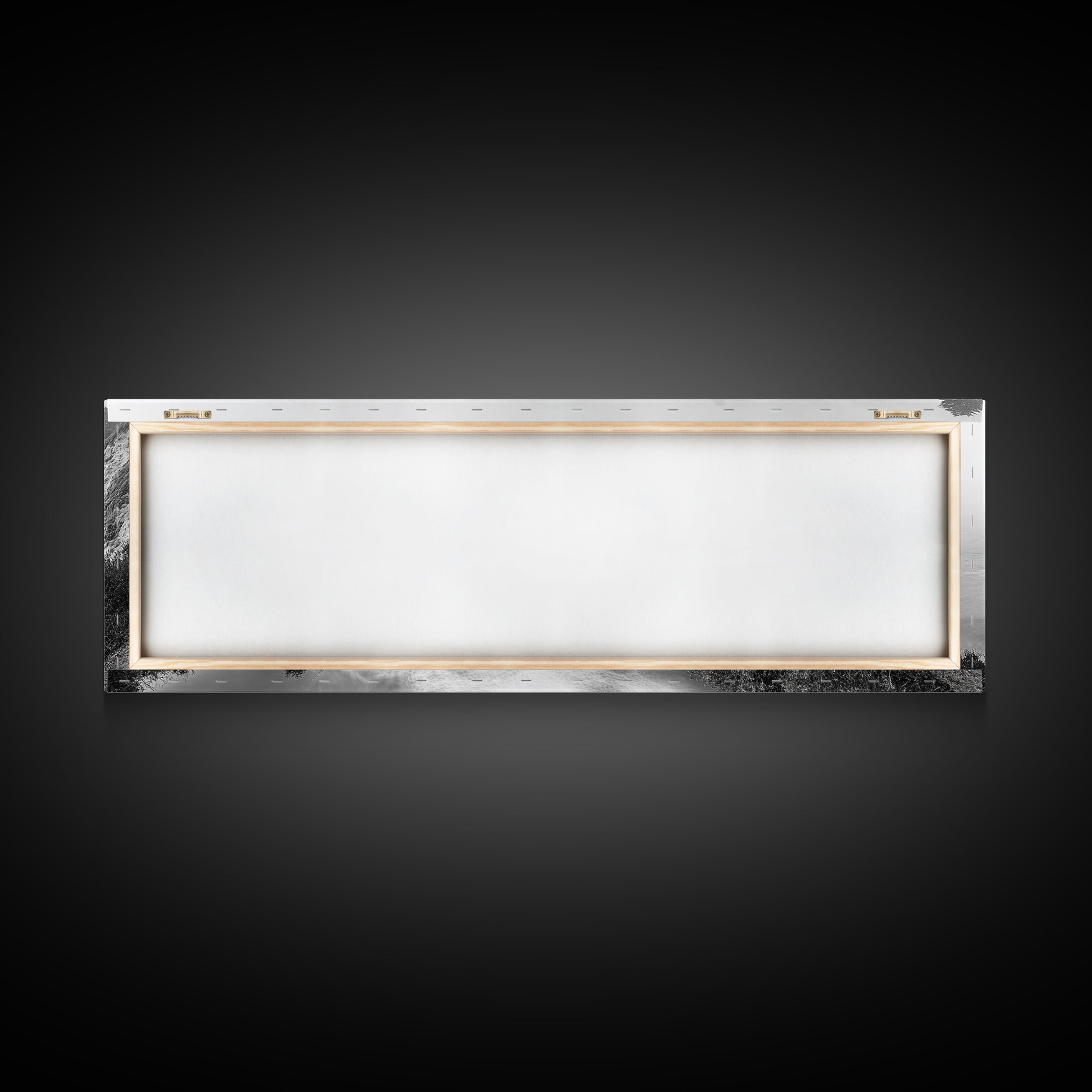 Cliffside Waterfall Coast, Misty Ocean Falls, Dramatic Drop, Nature Power, Framed Canvas Print, Scenic Landscape Wall Art, Spa Bathroom Decor