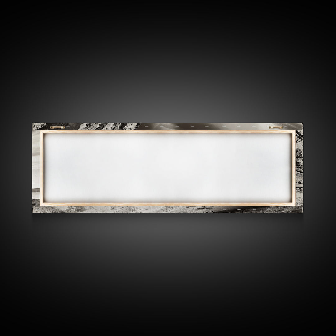 Ancient Cliff Dwelling, Desert Horizon, Southwest Landscape, Canvas Print, Neutral Earth Tones, Rustic Decor, Entryway Wall Art, Western Vibes