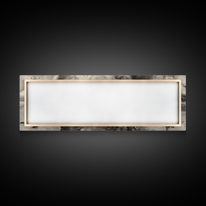 Coastal Rocks, Ocean Reflection, Dramatic Sky, Framed Canvas Print, Beach Landscape Photography, Fall Living Room Wall Art