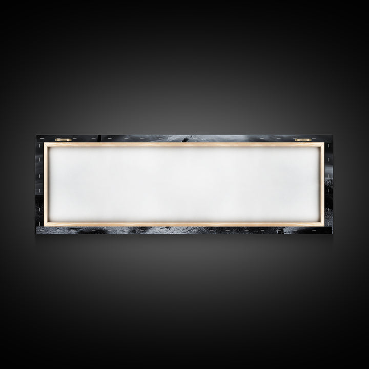 Desert Sunset, Cactus Silhouettes, Southwestern Landscape, Moody Sky Scene, Framed Canvas Print, Western Wall Art, Rustic Office Decor