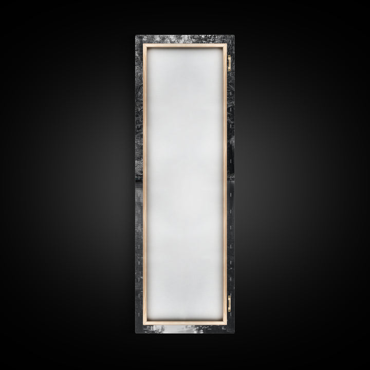 Cabin Reflection, Lake House Art, Cozy Forest Home, Canvas Print, Winter Wall Decor, Rustic Bedroom Artwork, Cabin Lover Gift