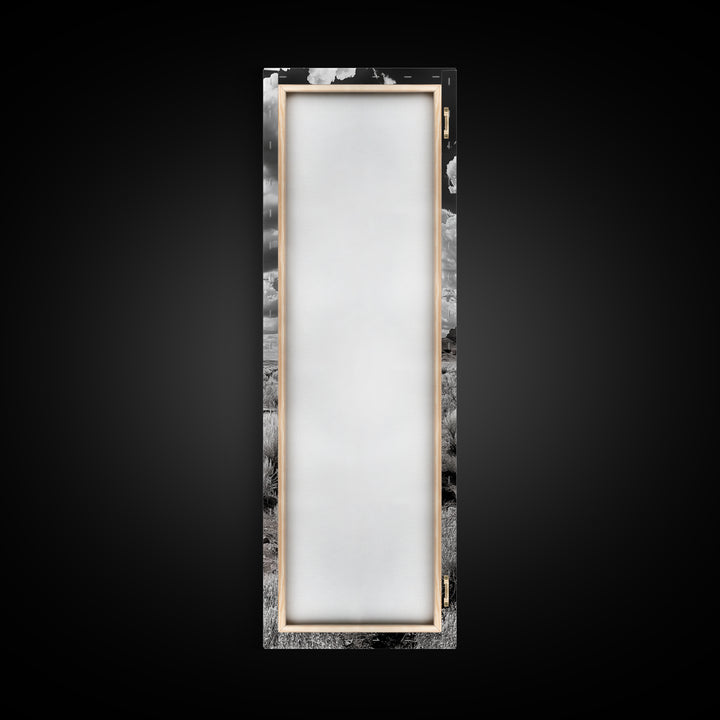 Abandoned Barn, Desert Mood, Old West Vibes, Rustic Autumn Scene, Canvas Print, Farmhouse Wall Decor, Entryway Art