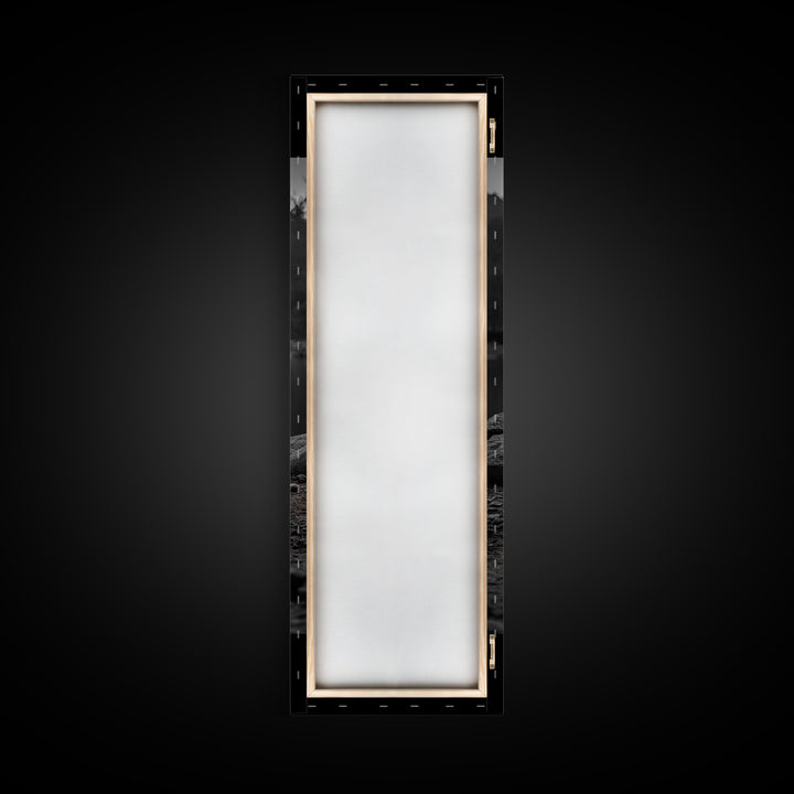 Campfire Serenity, Rustic Landscape, Outdoor Flames, Canvas Print, Cabin Wall Art, Autumn Nature Decor, Adventure Themed Art