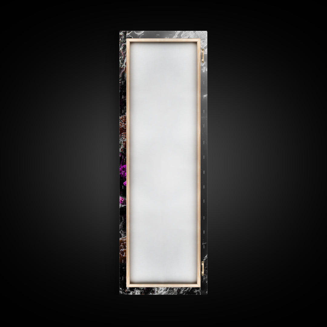 Clownfish Reef, Underwater Scene, Ocean Wall Decor, Coral Reef, Tropical Fish, Framed Canvas Print, Vibrant Bathroom Wall Art