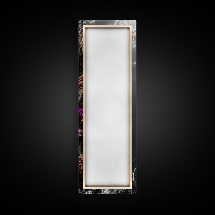 Clownfish Reef, Underwater Scene, Ocean Wall Decor, Coral Reef, Tropical Fish, Framed Canvas Print, Vibrant Bathroom Wall Art