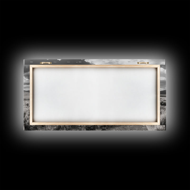 Cowboy Life, Red Shack, Desert Scene, American West, Canvas Print, Rustic Western Decor, Man Cave Wall Art, Adventure Aesthetic