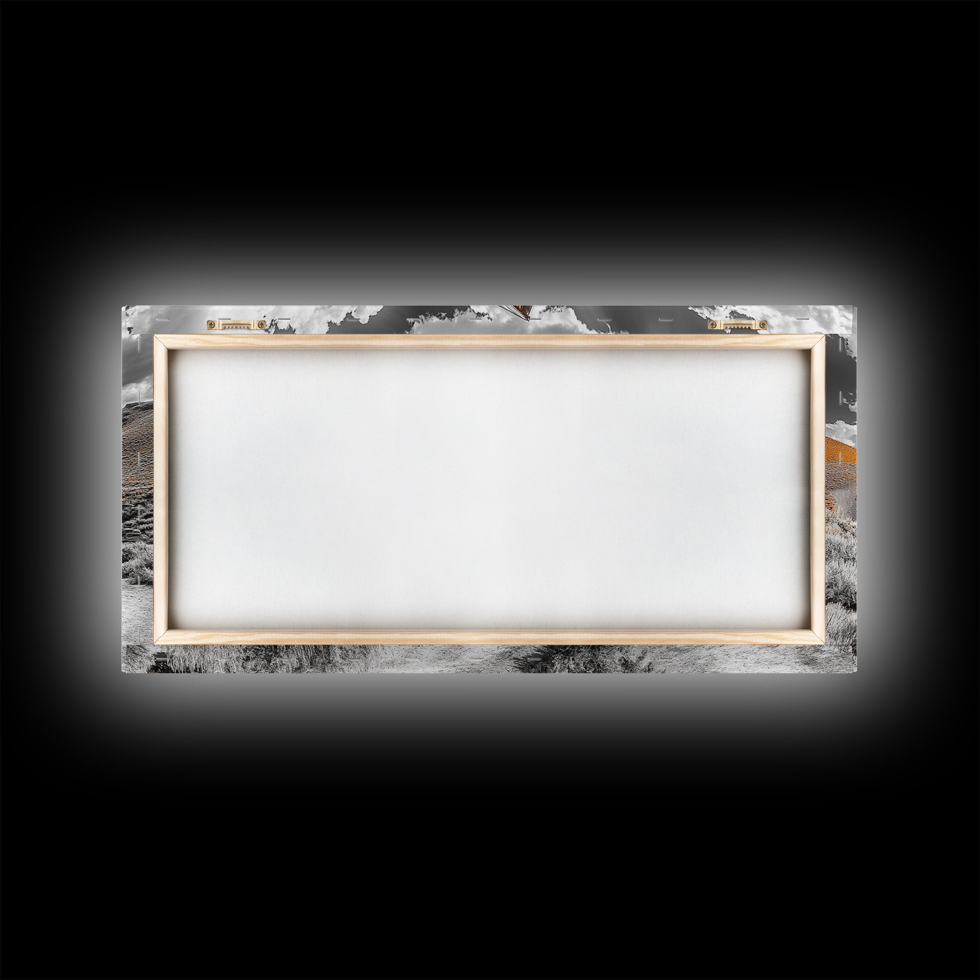 Desert Barn, Rustic Landscape, Western Vibes, Autumn Glow, Framed Canvas Print, Farmhouse Wall Art, Abandoned Homestead Photography