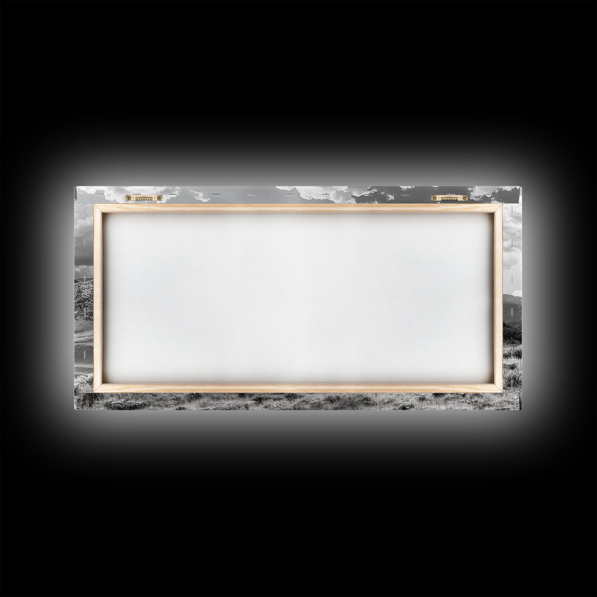 Autumn Tree Vista, Western Mountains Landscape, Vibrant Fall Decor, Dramatic Skies Canvas Print, Framed Canvas Print, Nature Wall Art