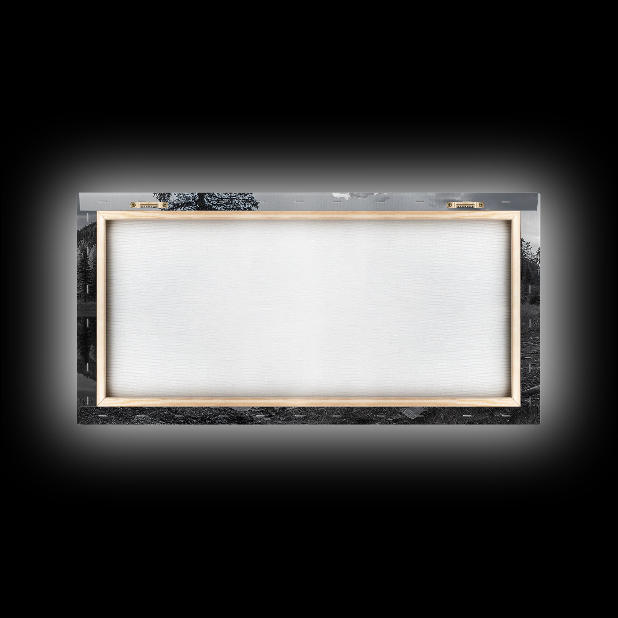 Campfire Sunset, Lake Reflections, Wilderness Escape, Nature Serenity, Framed Canvas Print, Rustic Decor, Autumn Wall Art, Living Room