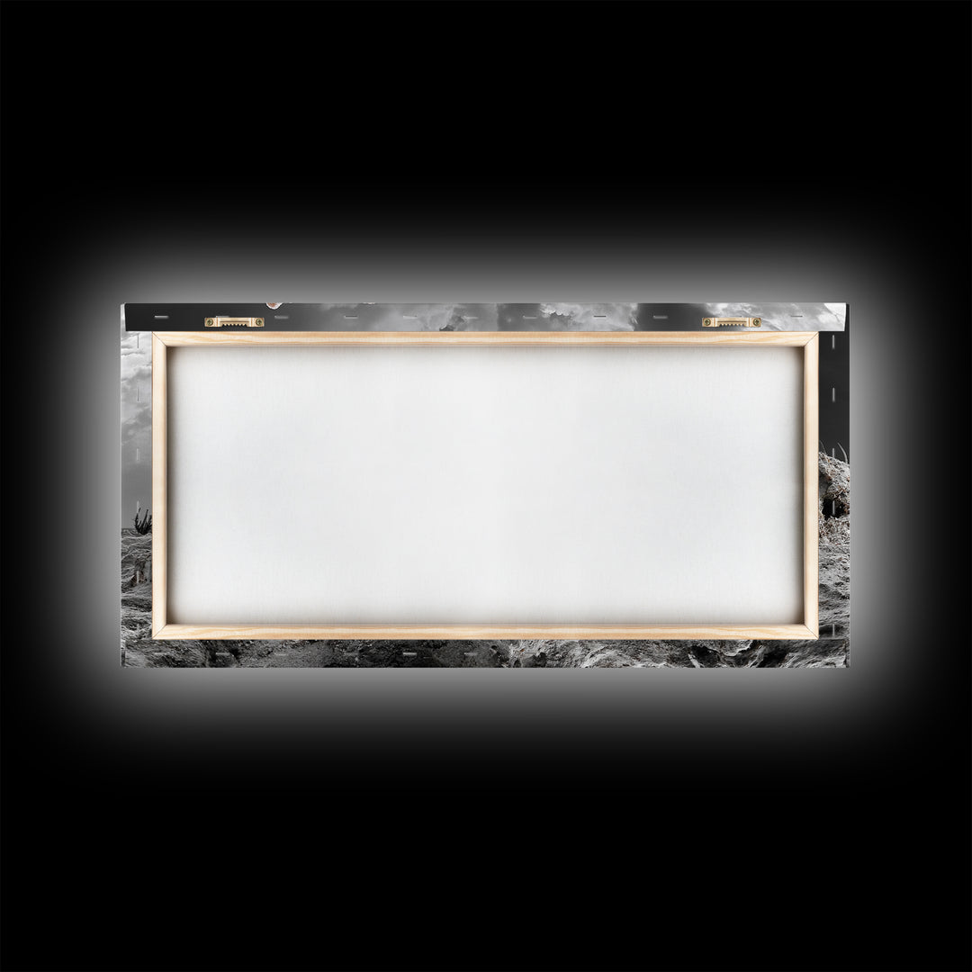 Coral Texture Art, Desert Coral Print, Earthy Organic Decor, Vibrant Nature Scene, Framed Canvas Print, Living Room Wall Art, Natural Art