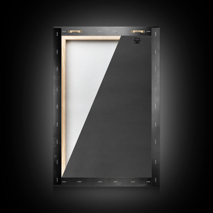 Cast Iron Pan, Rustic Kitchen, Black White Still Life, Framed Canvas Print, Kitchen Wall Art, Farmhouse Cooking Decor, Chef Gift Idea