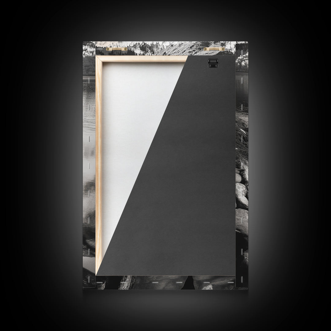 Rowboat Map Interior, Lake Reflections, Artistic Travel Theme, Canvas Print, Cabin Wall Art, Unique Lake House Decor, Explorer Style