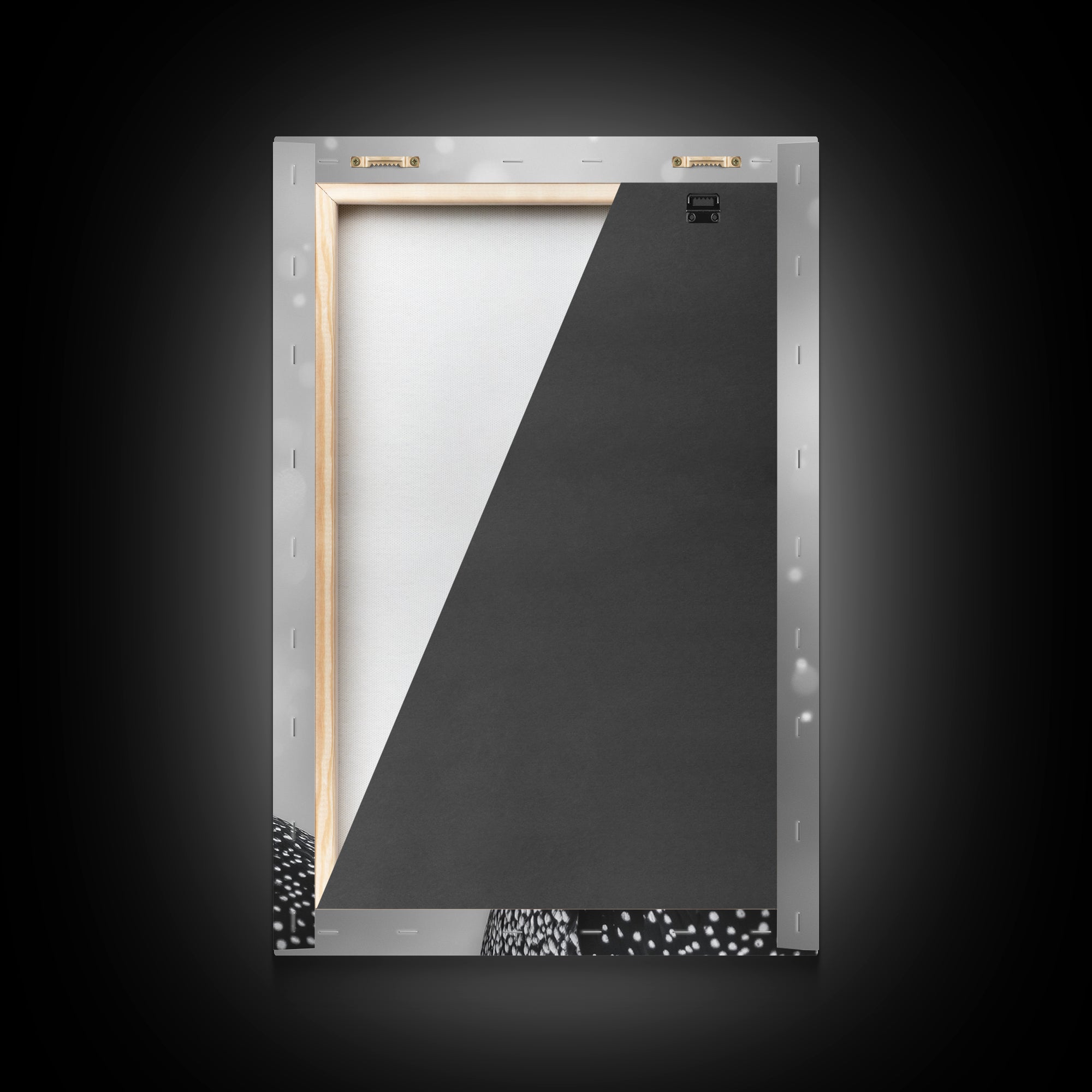 Black Loon, Bird Closeup, Snowy Glow, Winter Nature Canvas Print, Wildlife Wall Art, Modern Bedroom Decor, Birdwatcher Gift Print