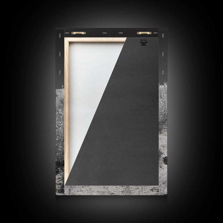 Baby Deer, Spotted Fawn, Desert Wildlife, Framed Canvas Print, Nursery Wall Art, Wildlife Nature Decor, Gentle Forest Animal Art