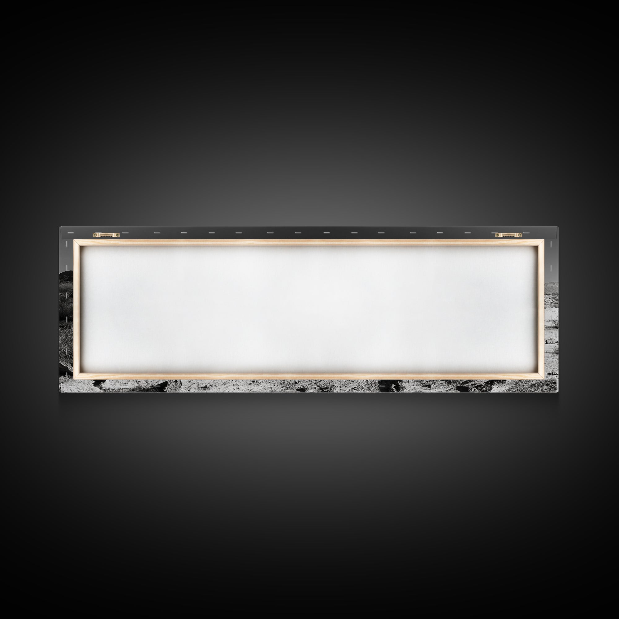 Desert Water Reflection, Desert Pond Scene, Minimalist Landscape Art, Framed Canvas Print, Neutral Wall Decor, Tranquil Nature Artwork