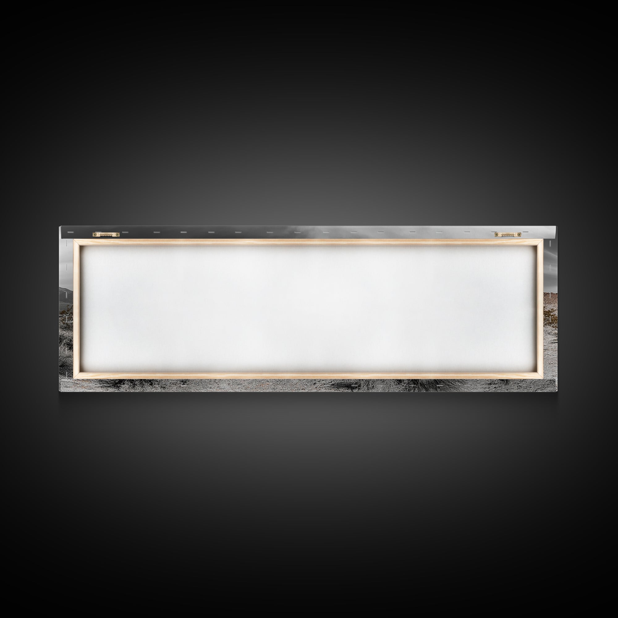 Desert Wreck, Abandoned Car, Moody Landscape, Rusty Vehicle — Framed Canvas Print, Industrial Wall Art, Garage Decor, Western Photography