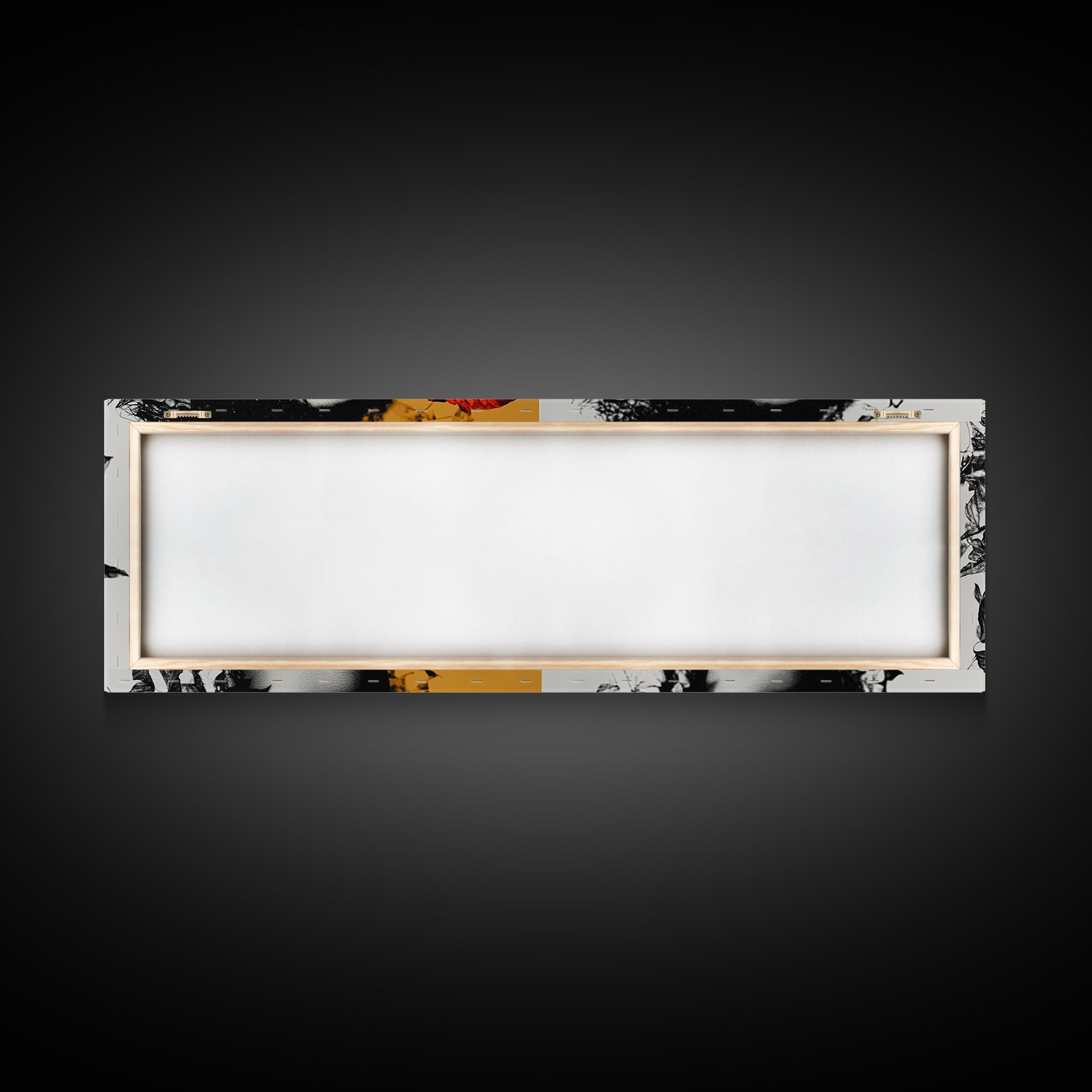 Autumn Leaves, Bold Lips Portrait, Fashion Face Art, Framed Canvas Print, Fall Wall Decor, Modern Bedroom Art, Boho Glam Aesthetic