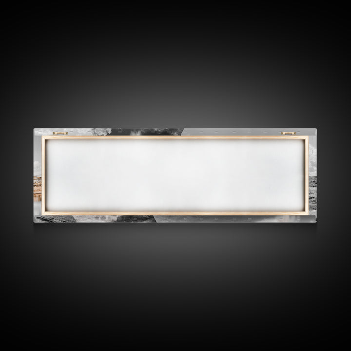 Desert Mirage, Double Exposure, Nature Portrait, Moody Art, Framed Canvas Print, Surreal Landscape, Boho Wall Art, Bedroom Decor