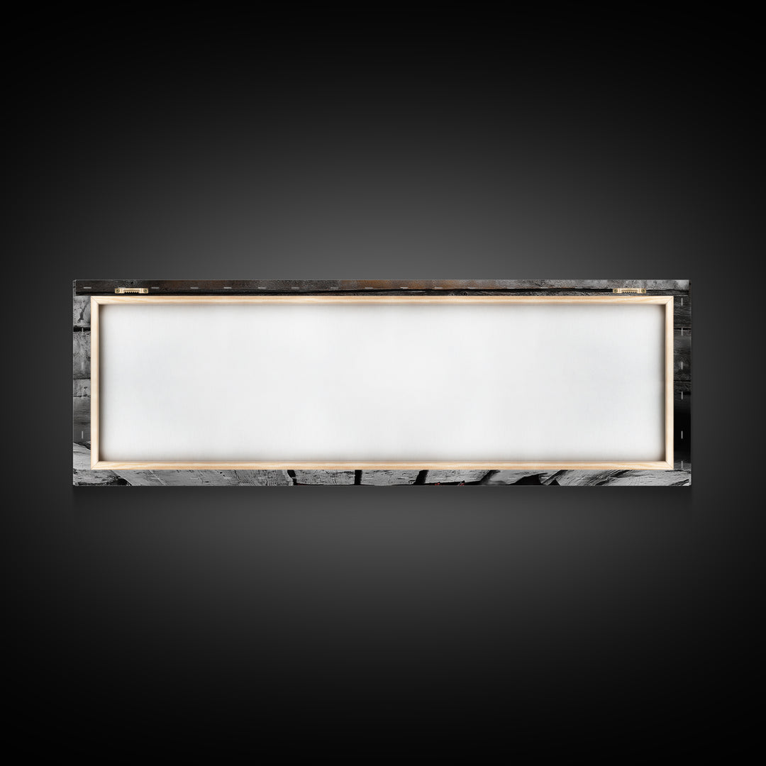 Cowboy Resting, Rustic Cabin Scene, Western Americana, Framed Canvas Print, Fall Wall Art, Bedroom or Study Western Style Decor