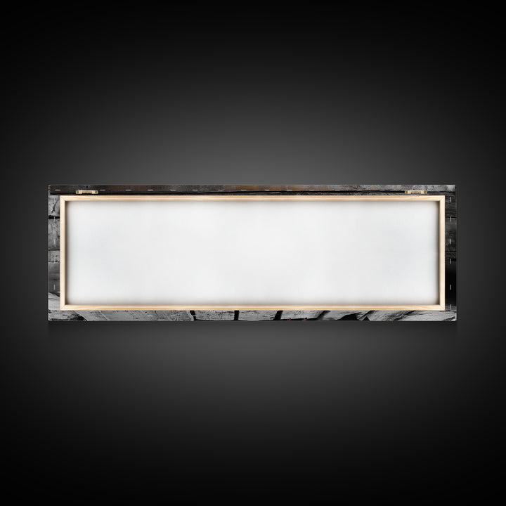 Cowboy Resting, Rustic Cabin Scene, Western Americana, Framed Canvas Print, Fall Wall Art, Bedroom or Study Western Style Decor