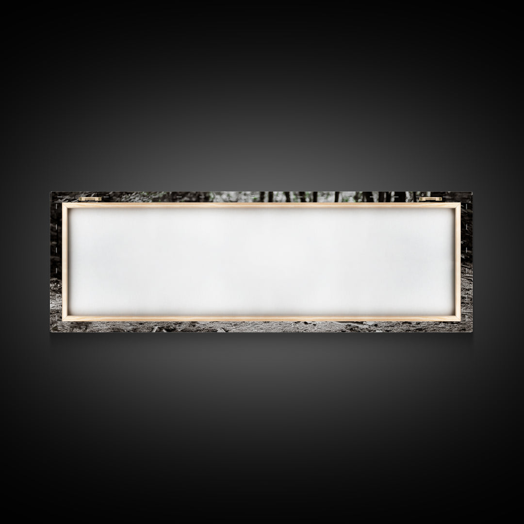 Camping Chair, Forest Trail, Boho Vibes, Outdoor Escape, Framed Canvas Print, Playful Wall Art, Kids Room Decor, Nature Adventure Style