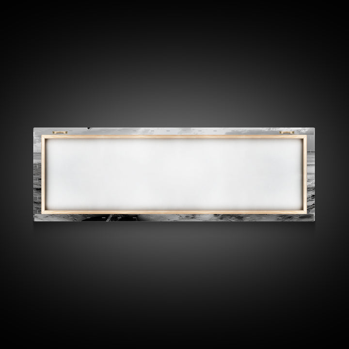 Rusted Anchor, Coastal Decay, Ocean Shore, Nautical Minimalism, Framed Canvas Print, Beach House Wall Art, Bathroom Wall Decor