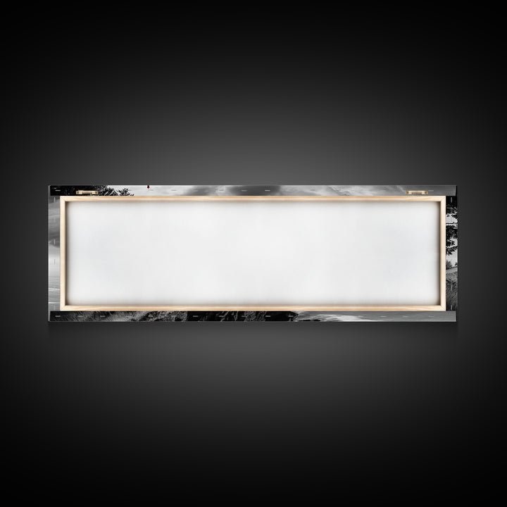 Coastal Lighthouse, Ocean Cliffs, Red Roof, Nautical Beacon, Framed Canvas Print, Bathroom Wall Art, Minimalist Coastal Decor, Seaside Vibe