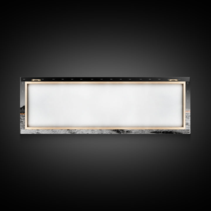 Desert Monolith Landscape, Orange Canyon Art, Southwest Nature Wall Decor, Framed Canvas Print, Rustic Home Art, Minimalist Earth Tones