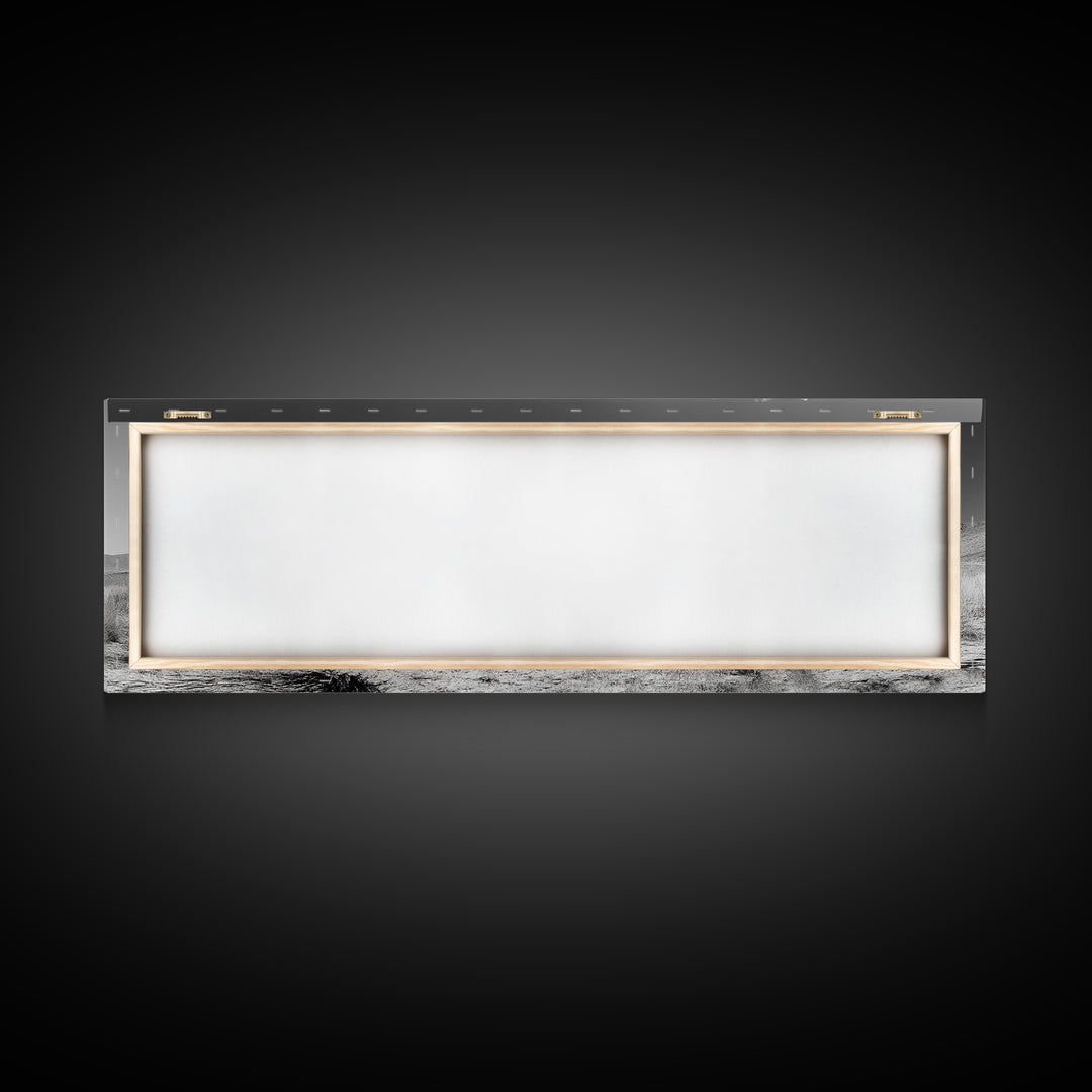 Desert Bloom Flowers, Pink Wildflower Landscape, Nature Wall Art, Framed Canvas Print, Boho Decor, Feminine Desert Bedroom Aesthetic