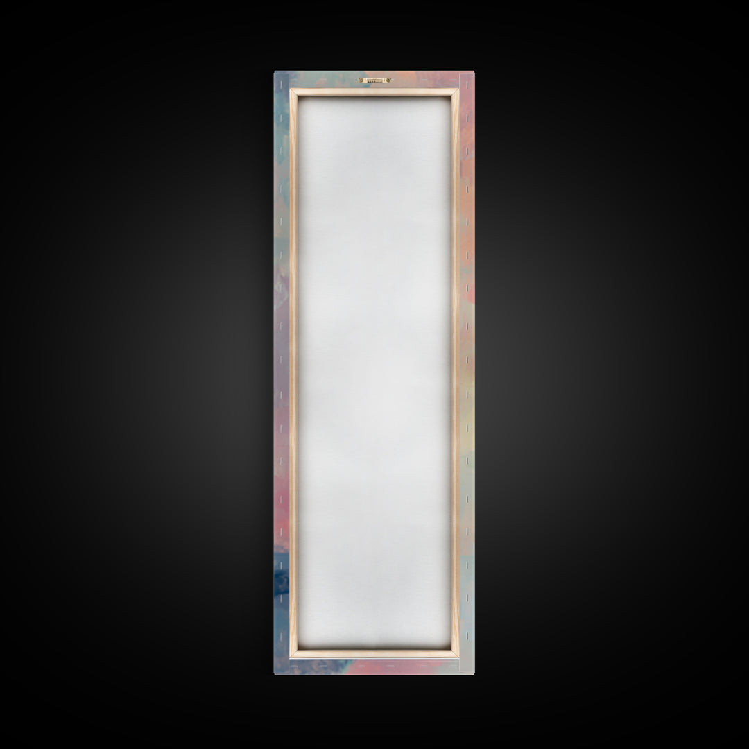 Colorful Crystal Prism Lamp Wall Art, Abstract Glass Still Life Canvas Print, Dopamine Decor, Modern Eclectic Living Room Art