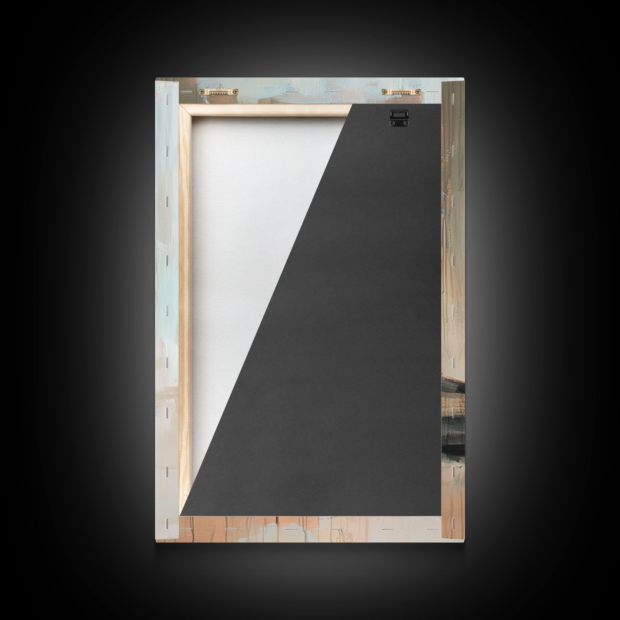 Empty Glass Mason Jar Framed Canvas Print, Minimalist Wall Art, Farmhouse Decor, Kitchen Wall Art, Modern Rustic Decor, Housewarming Gift