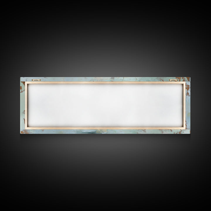 Weathered Turquoise Belt Buckle Wall Art, Western Cowboy Canvas Print, Rustic Farmhouse Decor, Man Cave And Entryway Decor