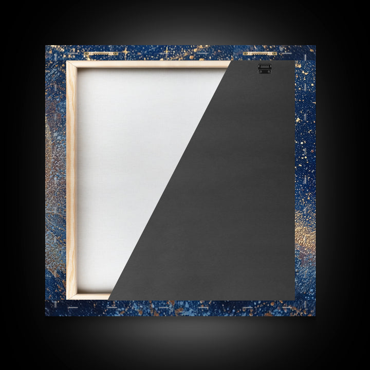 Subtle Celestial Scene Framed Canvas Print, Above Bed Art, Above Bed Decor, Bedroom Decor, Oil Painting, Serenity, ABA-1x1-37