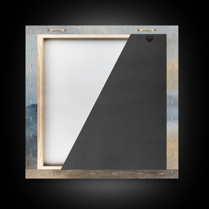Minimal Two Figure Line Drawing Framed Canvas Print, Above Bed Art, Neutral Decor, Bedroom Decor, Oil Painting, Serenity, ABA-1x1-80