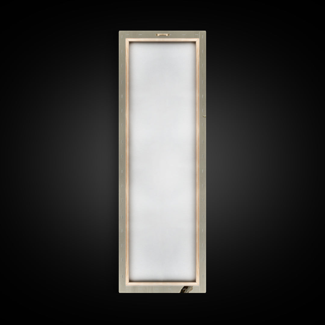 Delicate Magnolia Branch on Cream Background Canvas Print, Above Bed Art, Horizontal Wall Art, Bedroom Decor, Oil Painting, ABA-1x3-100