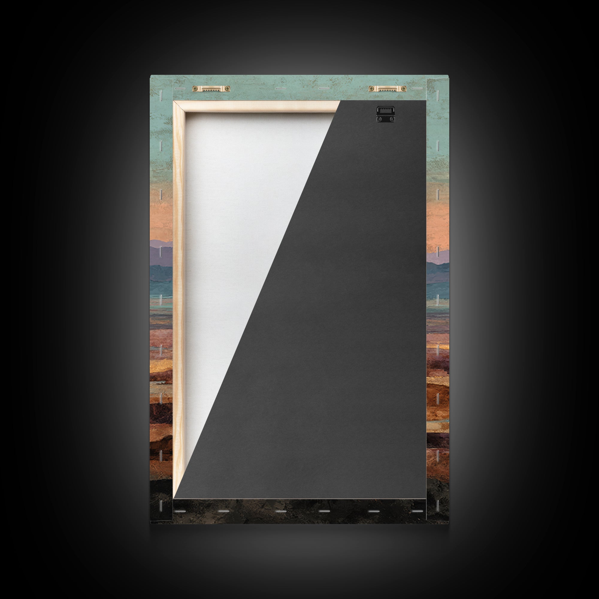 Dreamy Desert Sunset Canvas Print, Above Bed Art, Home Decor, Bedroom Decor, Oil Painting, Serenity, Contemporary Art, ABA-2x3-15