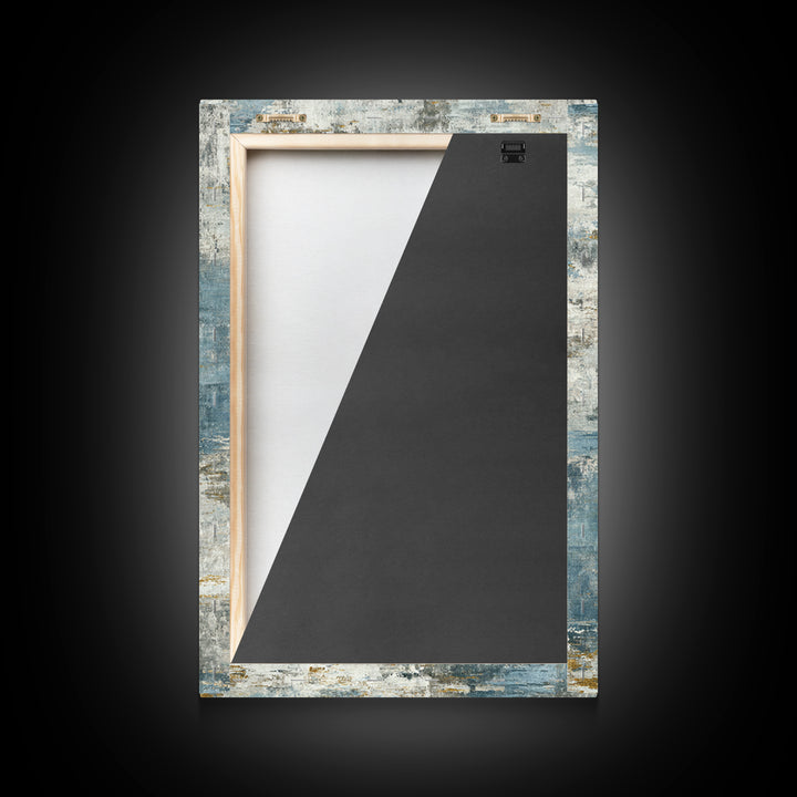 Japandi Ink Shapes Framed Canvas Print, Above Bed Art, Statement Artwork, Bedroom Decor, Fine Art, Serenity, Printable Wall Art, ABA-2x3-2