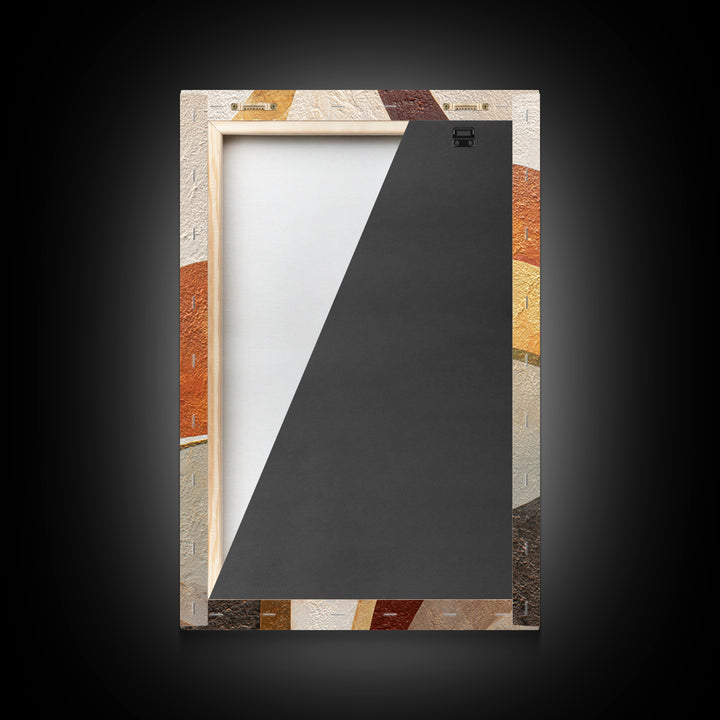 Abstract Sunrise Geometry Framed Canvas Print, Above Bed Art, Apartment Decor, Bedroom Decor, Serenity, Photography Prints, ABA-2x3-28