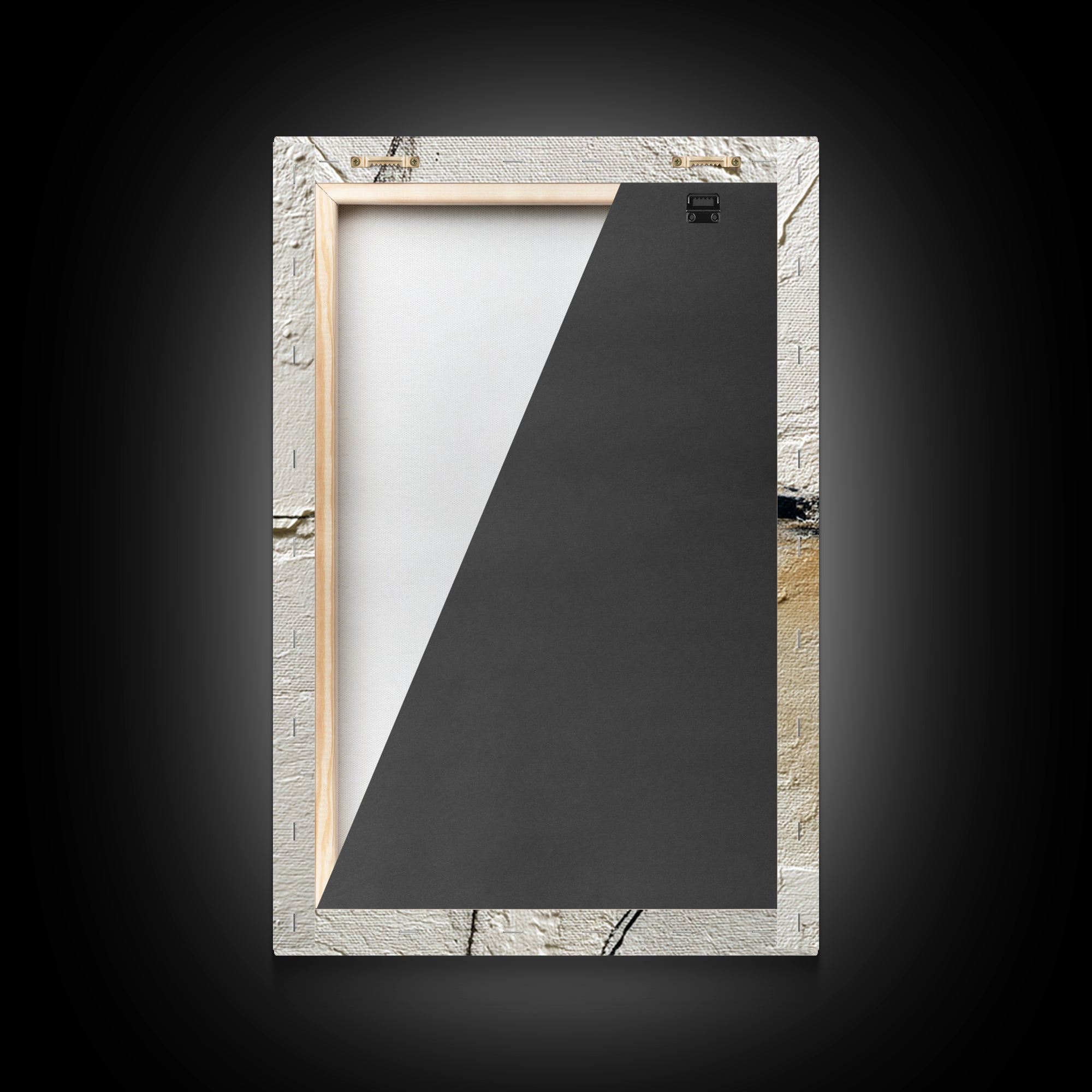 Minimal Two Figure Line Drawing Framed Canvas Print, Above Bed Art, Room Decor, Bedroom Decor, Oil Painting, Serenity, ABA-2x3-64