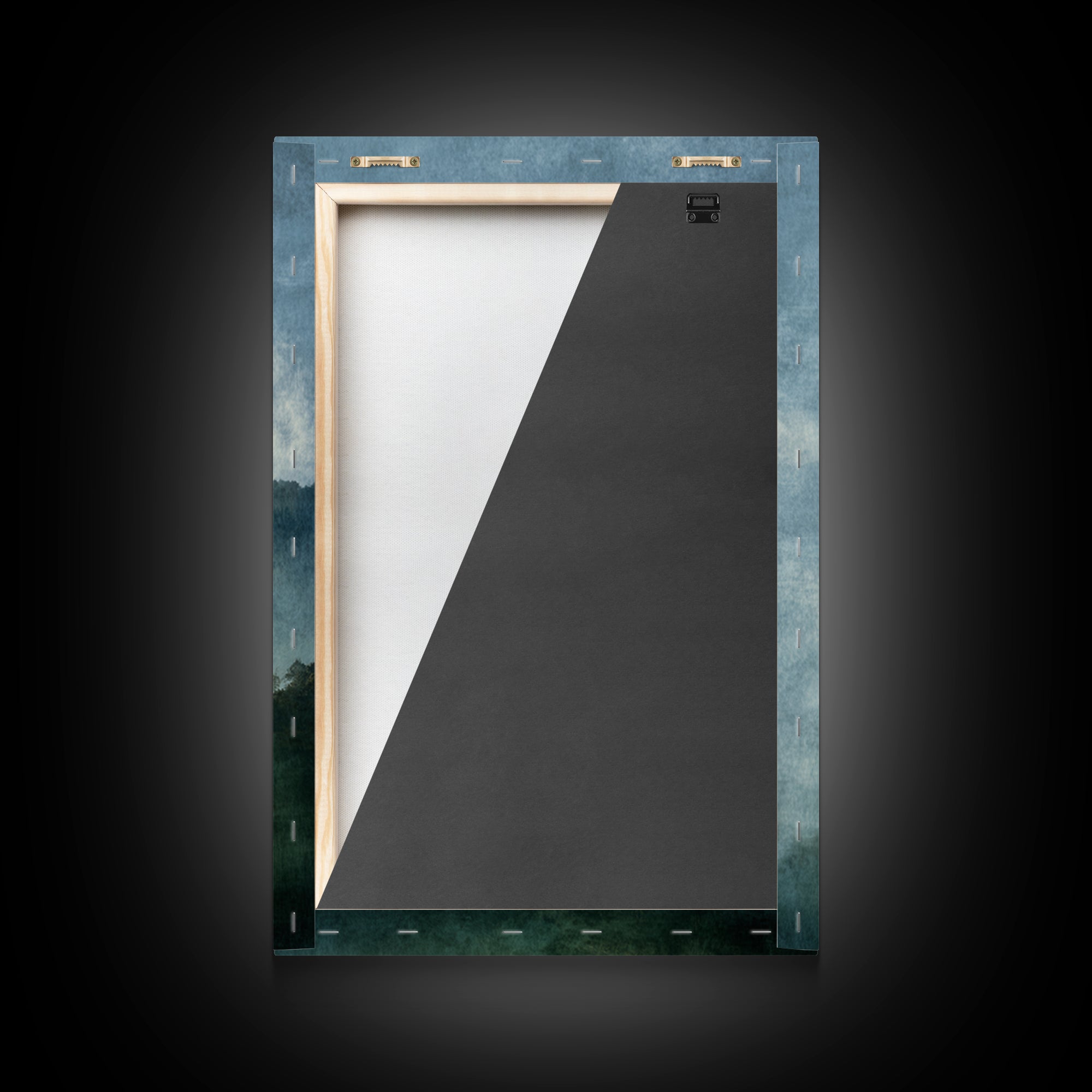 Soft Alpine Horizon Framed Canvas Print, Above Bed Art, Contemporary Art, Bedroom Decor, Fine Art, Serenity, Textured Wall Art, ABA-2x3-80
