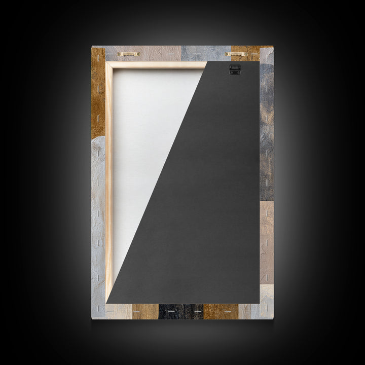Neutral Abstract Arches Framed Canvas Print, Above Bed Art, Boho Decor, Bedroom Decor, Abstract Art, Serenity, ABA-2x3-84