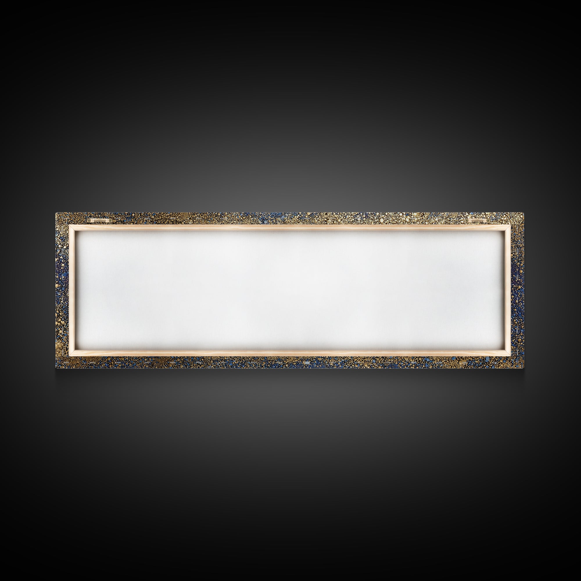 Subtle Celestial Scene Framed Canvas Print, Above Bed Art, Japanese Wall Art, Bedroom Decor, Fine Art, Serenity, Neutral Decor, ABA-3x1-53